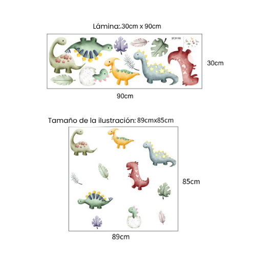 Stickers dinosaurios