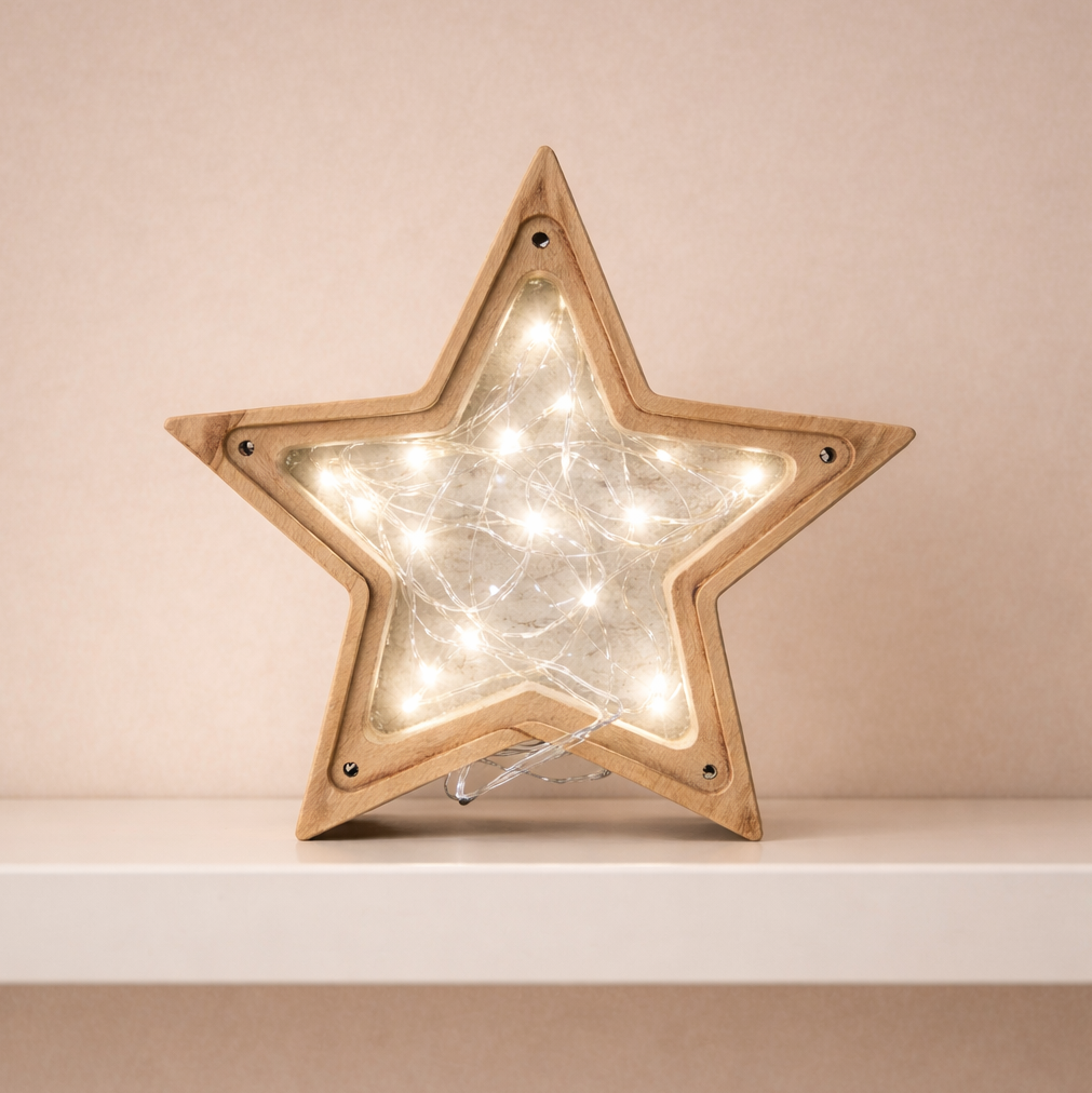 Estrella con luces