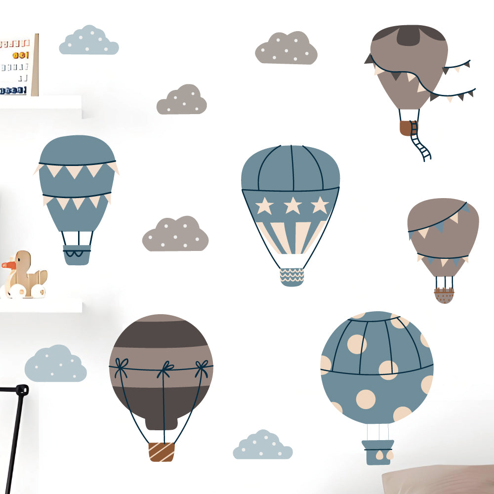 Stickers globos aéreos - nubes