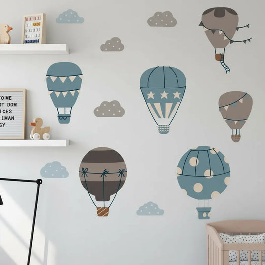 Stickers globos aéreos - nubes