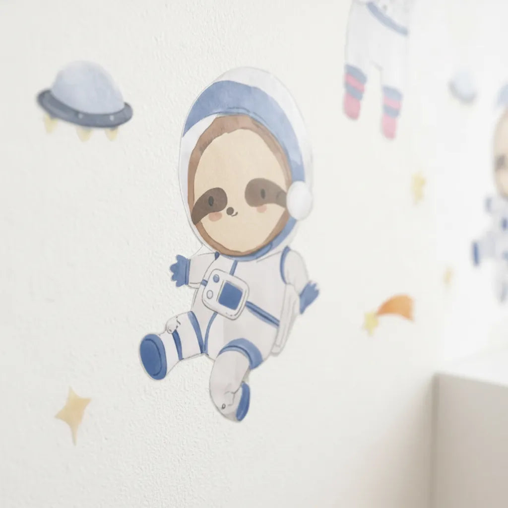 Stickers astronautas - animales